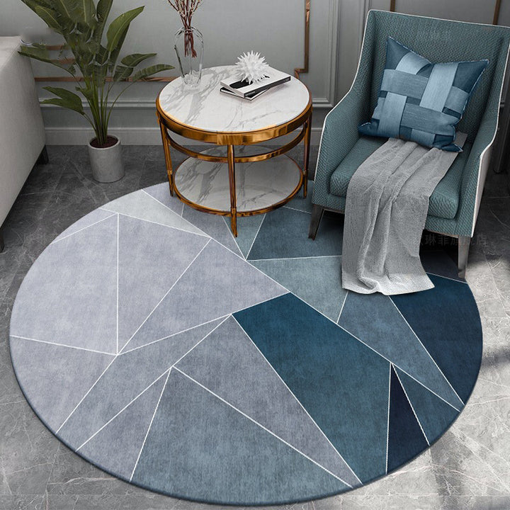 Runder geometrisches Muster Teppich Karnz