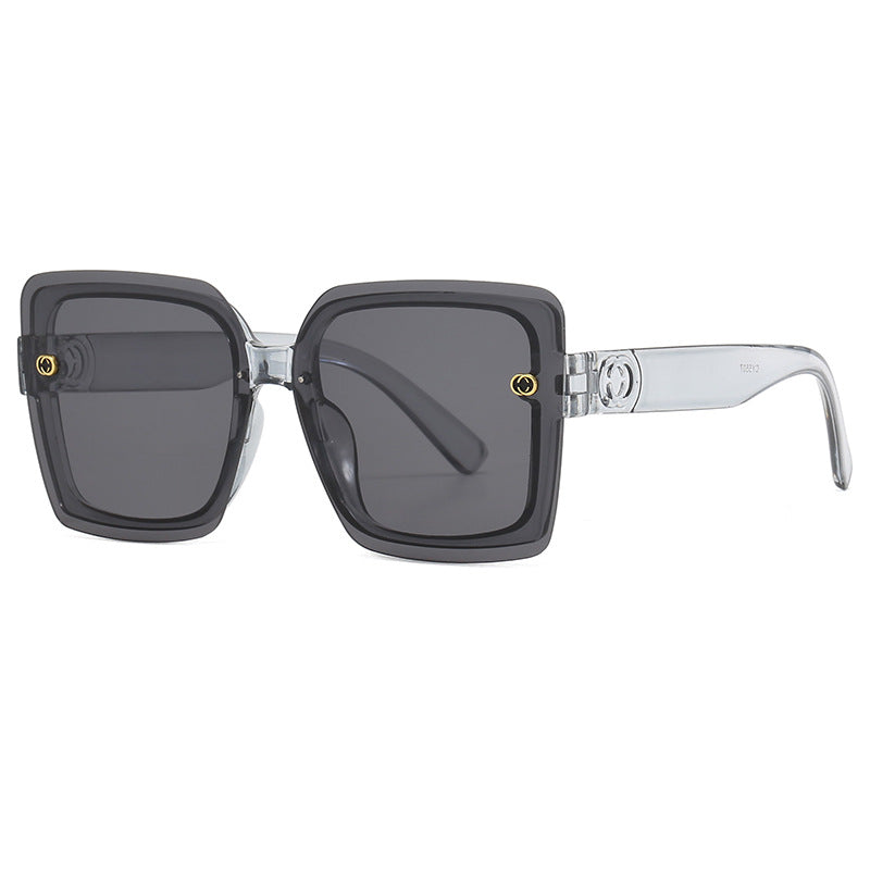 Damen oversized quadratische Sonnenbrille mit elegantem Rahmen Karnz