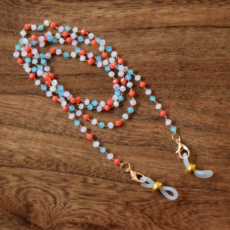 Multi-Color Beaded Eyewear Chain Karnz