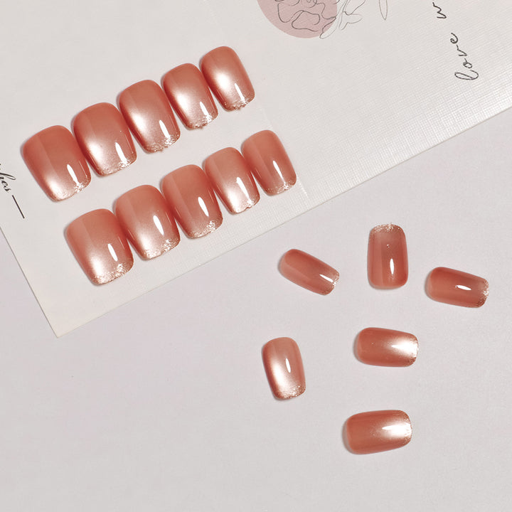 Premium Glossy Gel Press-On Nail Set Karnz