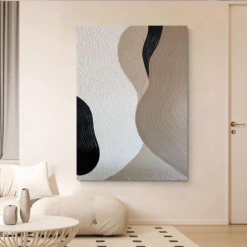 Strukturiertes modernes abstraktes Wand-Leinwand-Kunstwerk