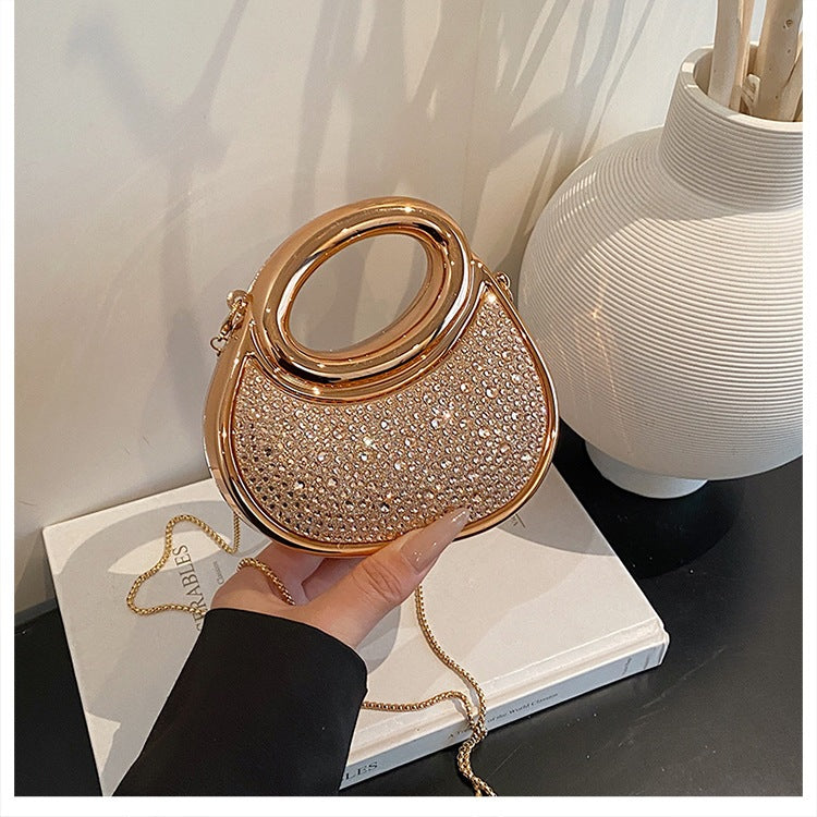 Glamouröse Strass Abendtasche