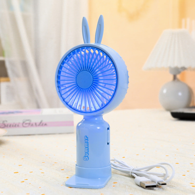 Damen Tragbarer LED-Handventilator im kreativen Tierdesign Karnz