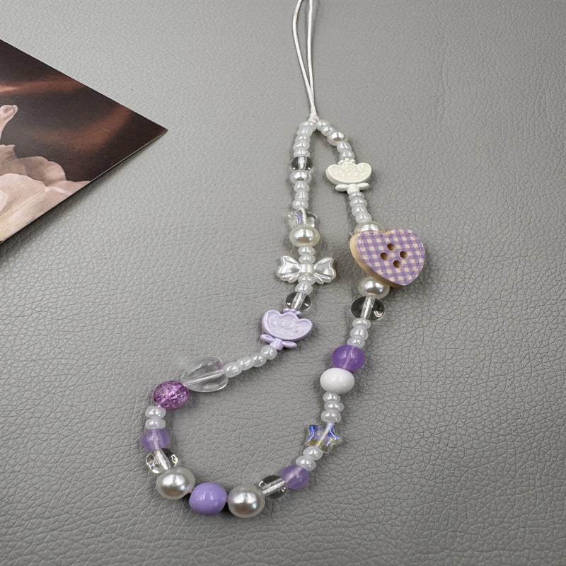 Dekorativer Perlencharms-Handylanyard Karnz 1790135299