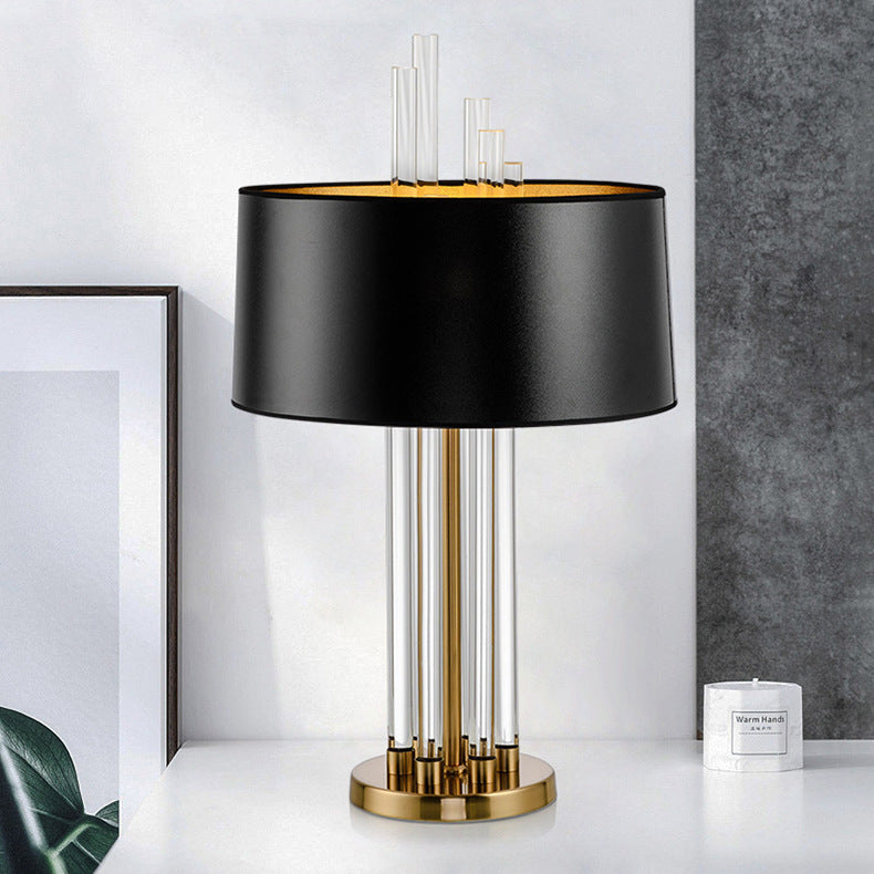 Elegante Kristallglas Tischlampe