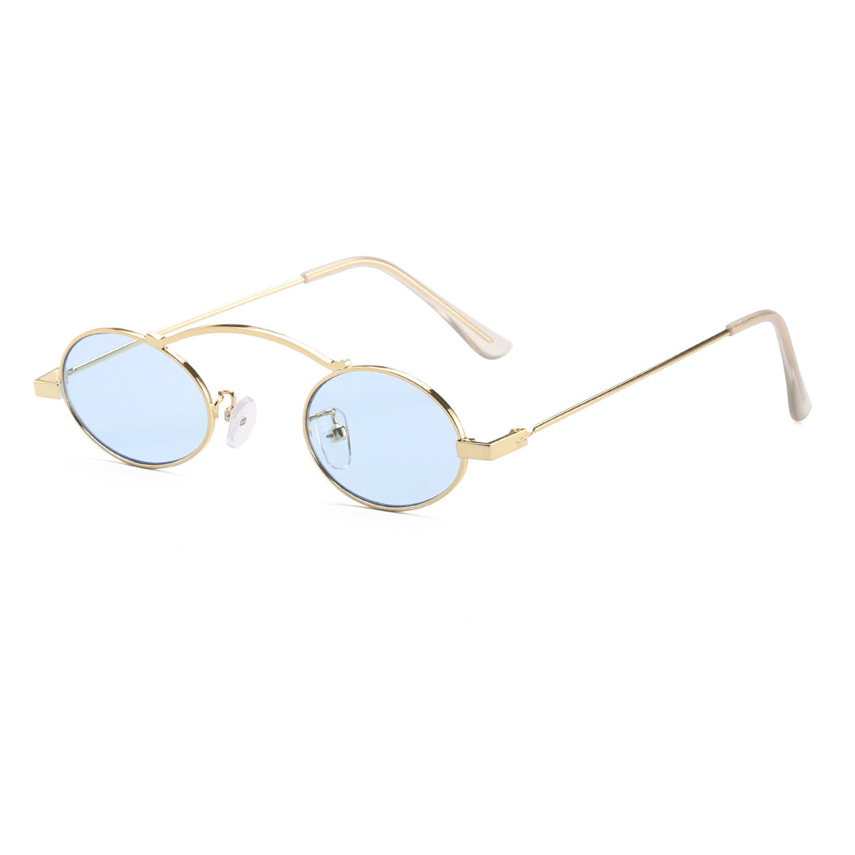 Damen modische Sonnenbrille mit einzigartigem kreisförmigen Rahmen und charaktervollen Gläsern Karnz