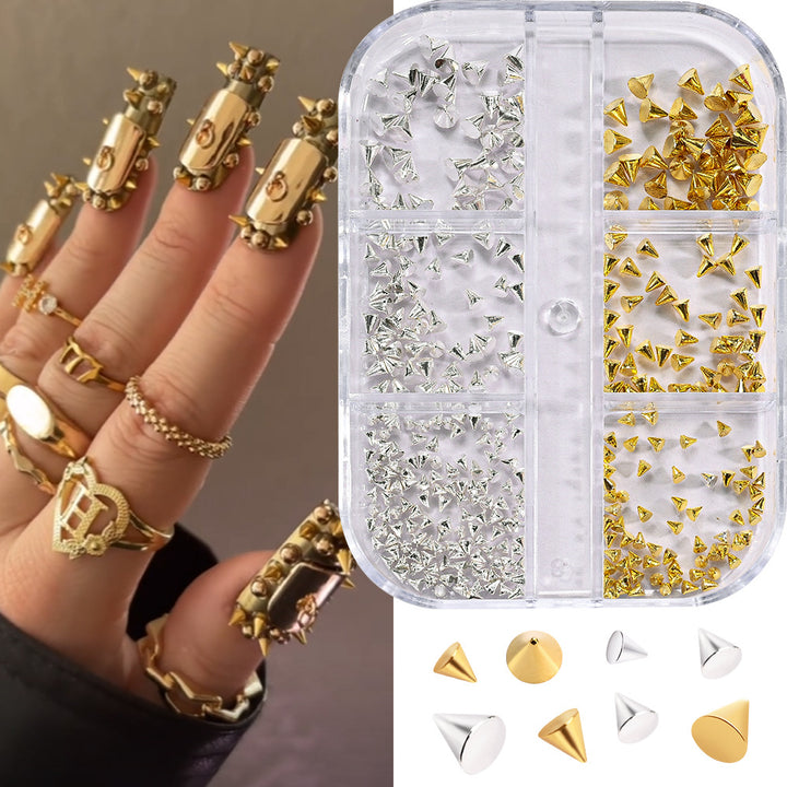 Dekorative Nagelkunst Nieten Set