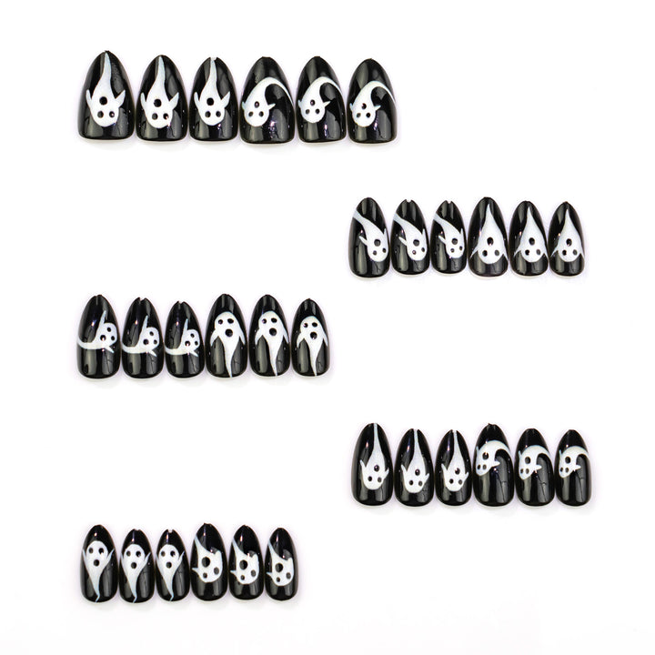 Ghost-Themen Press-On Nagelkunst Set Karnz