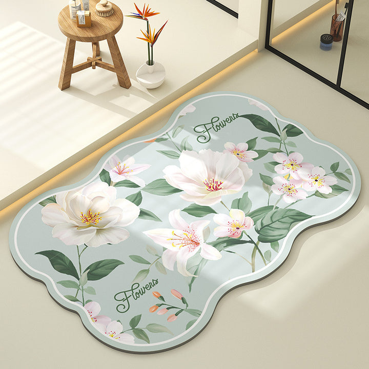 Dekorative Blumen Teppich