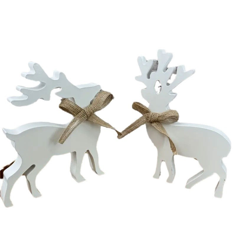 Dekorative Holzrentierfiguren