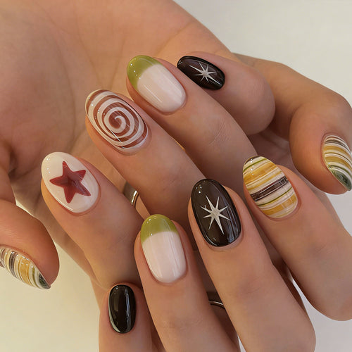 Künstlerisch Thema Nagelkunst Set Karnz