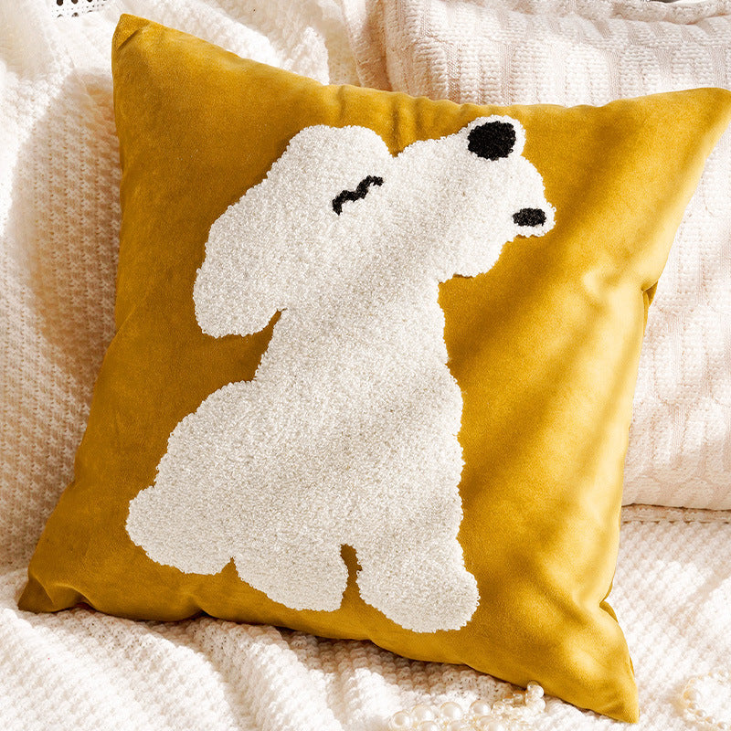 Damen Strukturierter Kissenbezug mit elegantem Streifendesign Karnz