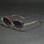 Damen modische Sonnenbrille im eleganten, ovalen Design Karnz