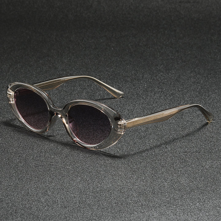 Damen modische Sonnenbrille im eleganten, ovalen Design Karnz