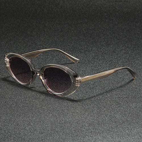 Damen modische Sonnenbrille im eleganten, ovalen Design Karnz