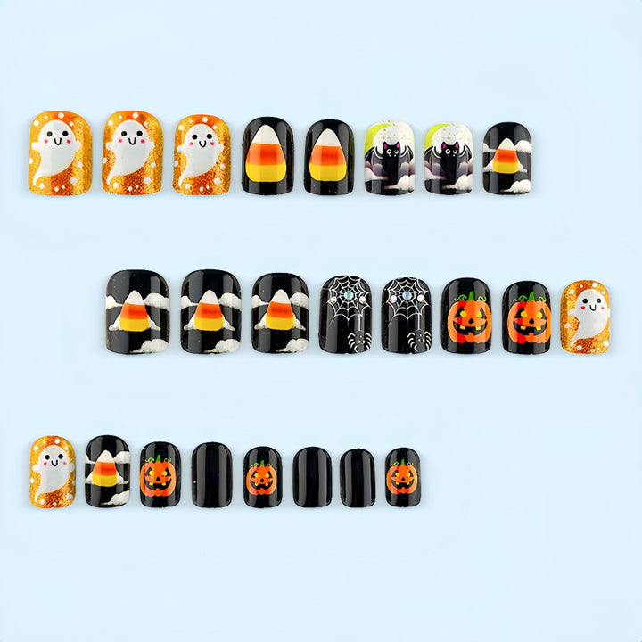 Kreatives Halloween Kunstnagelset Karnz