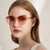 Damen modische Sonnenbrille mit hochwertigem Metallgestell Karnz