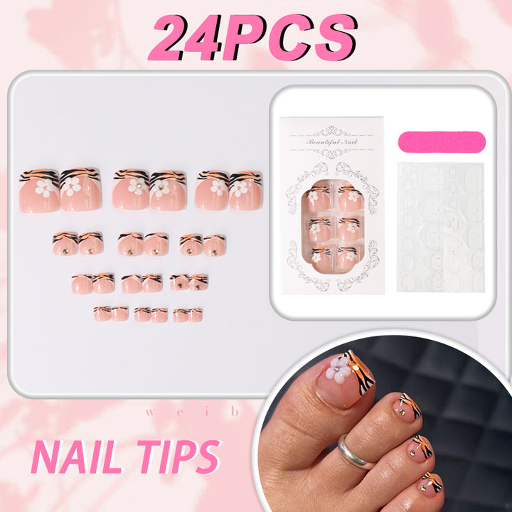 Dekorative Druck-Nagelspitzen-Set Karnz