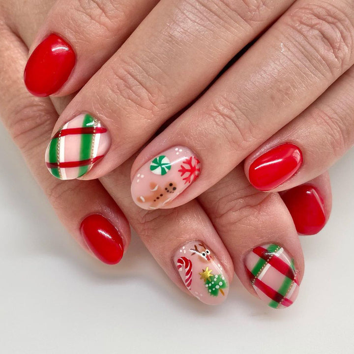 Festliche Nageldesign Karnz