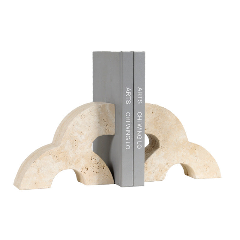 Künstlerische Geometrie Buchstützen