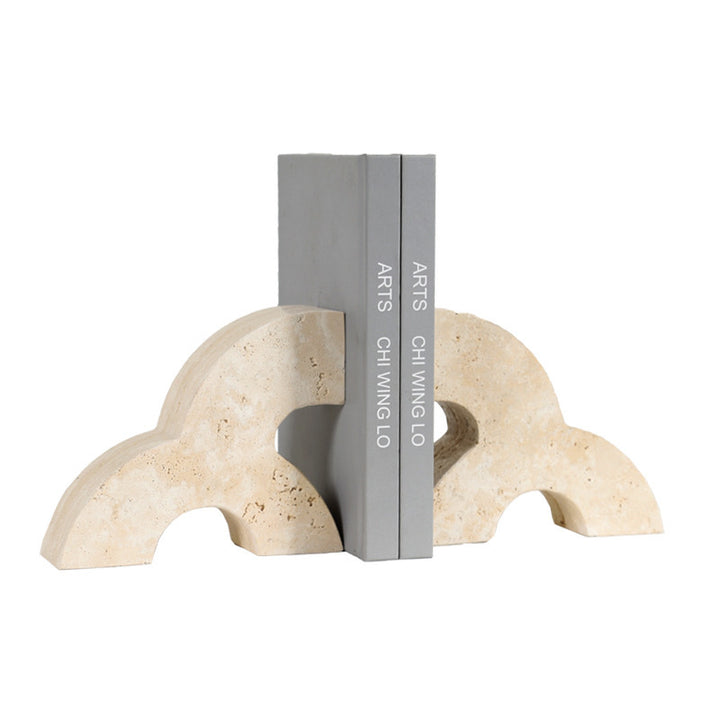 Künstlerische Geometrie Buchstützen