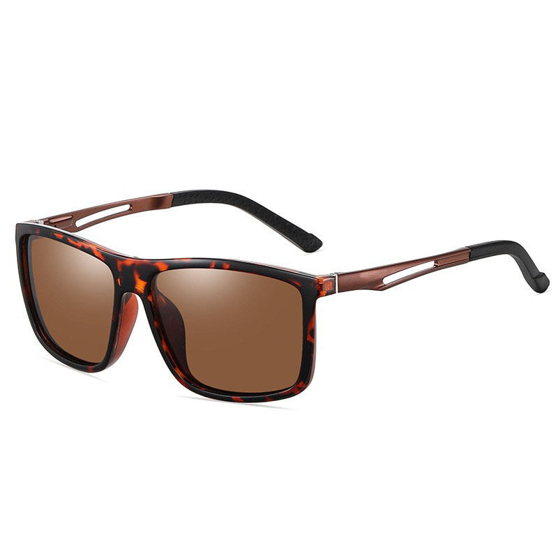 Herren Sportliche Sonnenbrille mit rutschfesten Bügeln und UV-Schutz Karnz