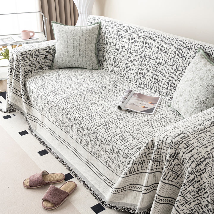 Strukturiertes Sofa-Wurfdecke