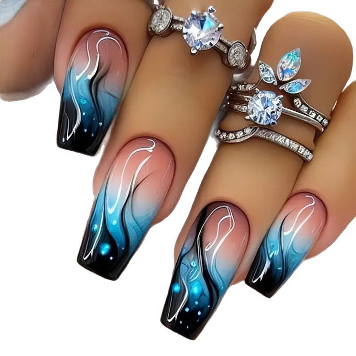 Künstlerische Lange Acrylnagelverlängerungen Karnz