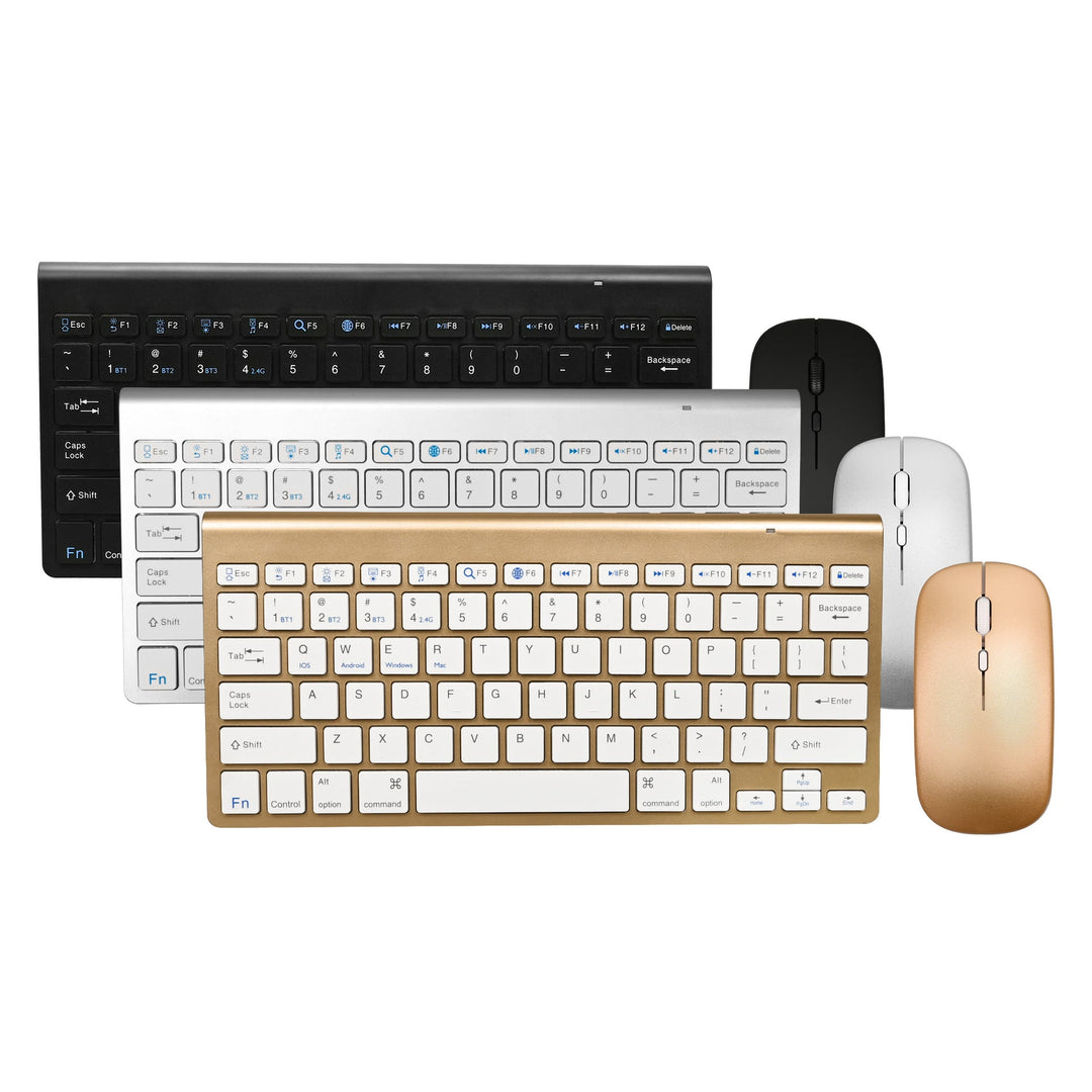 Wireless Compact Keyboard and Mouse Set Karnz
