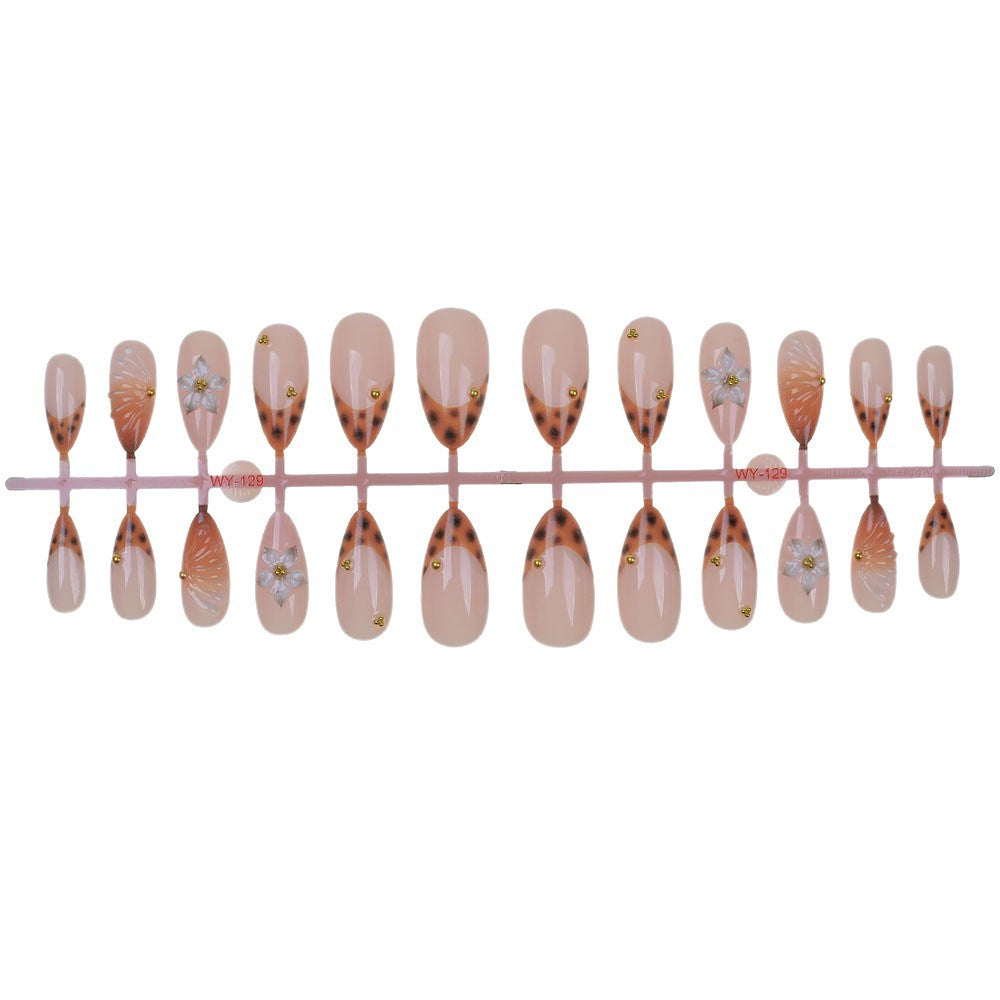 Dekoratives Florales P Press-On Nagelset Karnz 1787294358