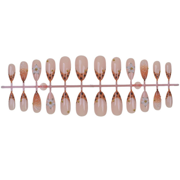 Dekoratives Florales P Press-On Nagelset Karnz 1787294358