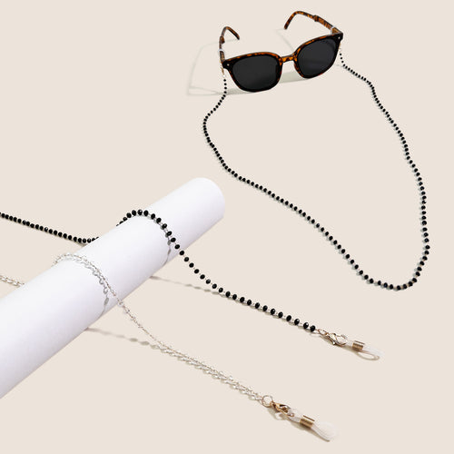 Elegante Perlen Brillenhalterkette Karnz