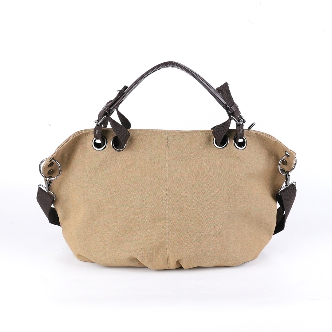 Stilvolle Canvas-Handtasche mit mehreren Fächern Karnz