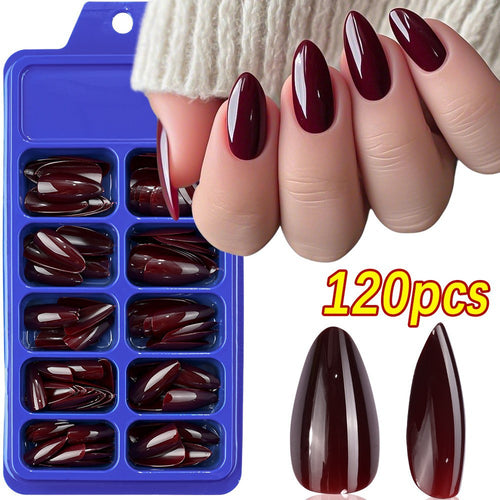 Premium Glossy Press-On Nail Tips Karnz