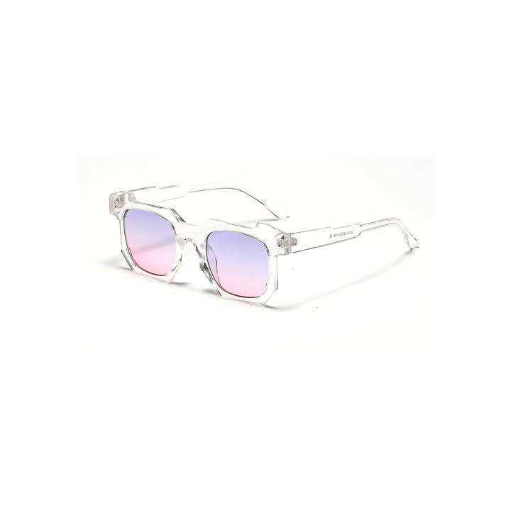 Damen modische transparente Sonnenbrille mit stilvollen Verlaufsgläsern Karnz