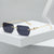 Damen elegante Halbrahmenbrille mit schmückenden Details Karnz