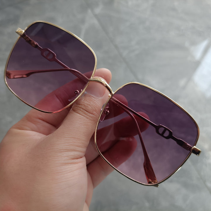 Oversized quadratische Sonnenbrille Karnz