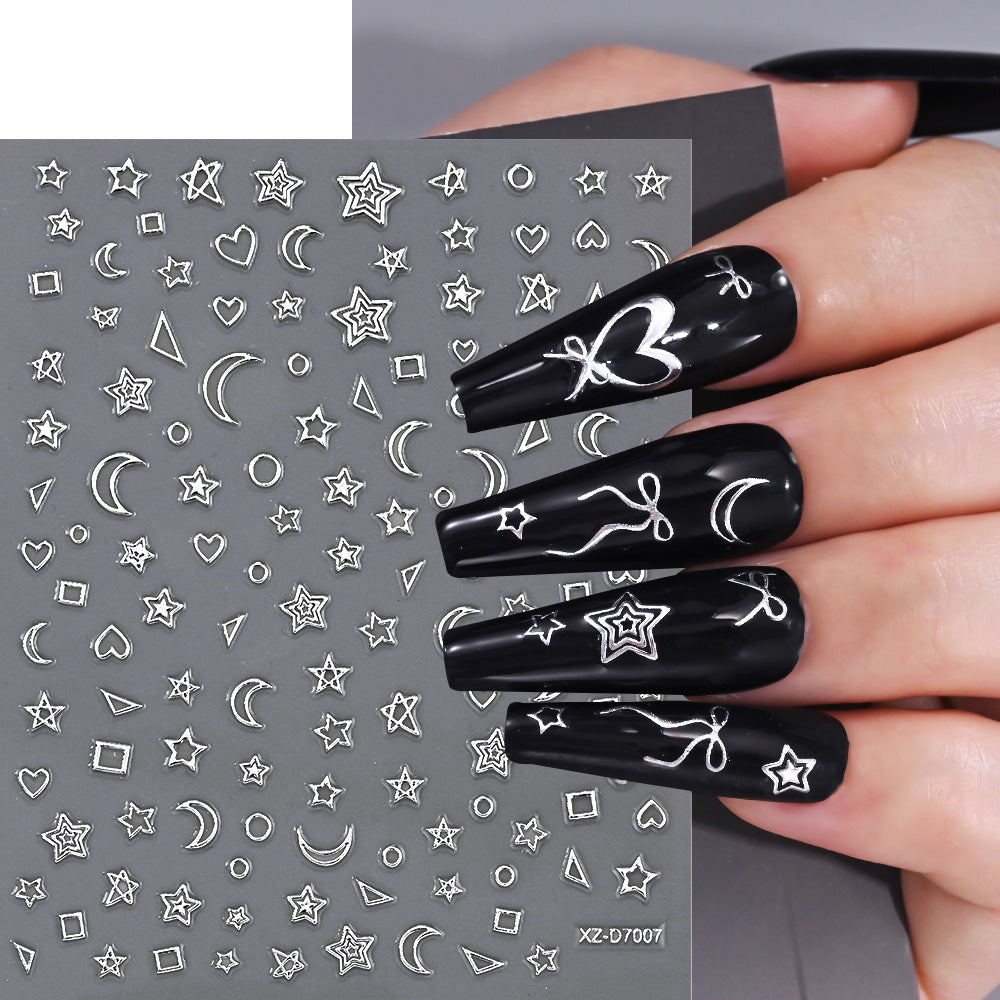 Floral Decorative Nail Art Aufkleber