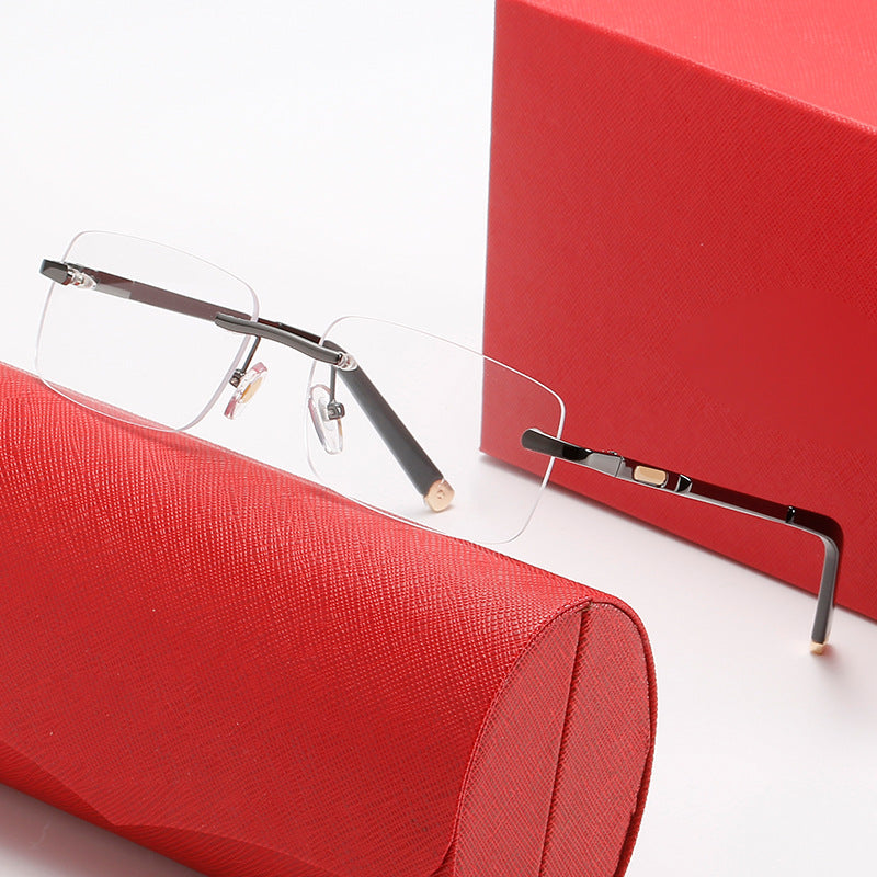 Damen schicke Sonnenbrille mit elegantem Metallrahmen und polarisierenden Gläsern Karnz