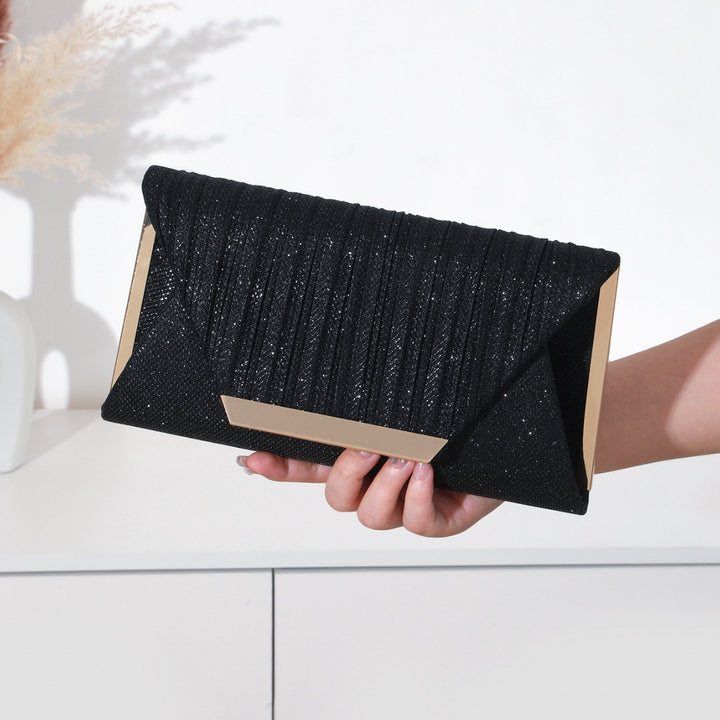 Metallic Abend-Clutch