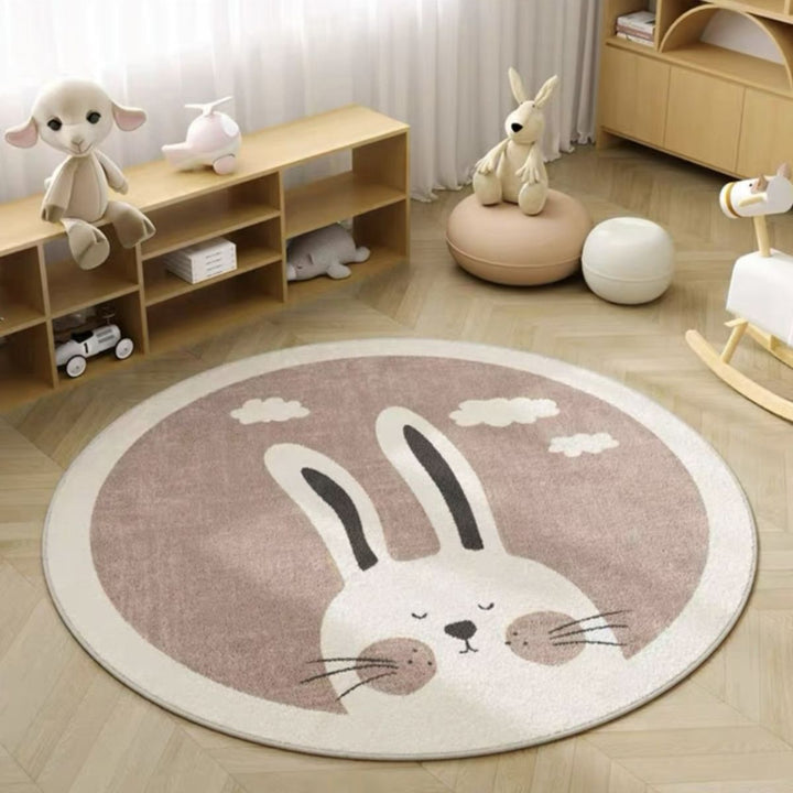 Verspielt katzenmotivierter Teppich
