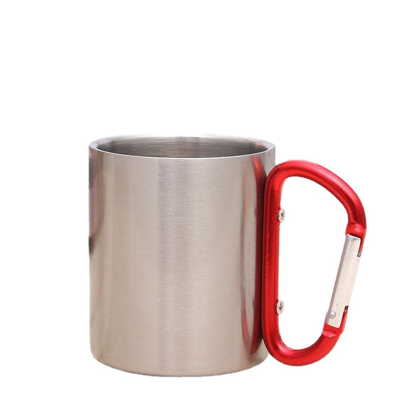 Herren Multifunktionale Edelstahl Camping-Tasse Karnz