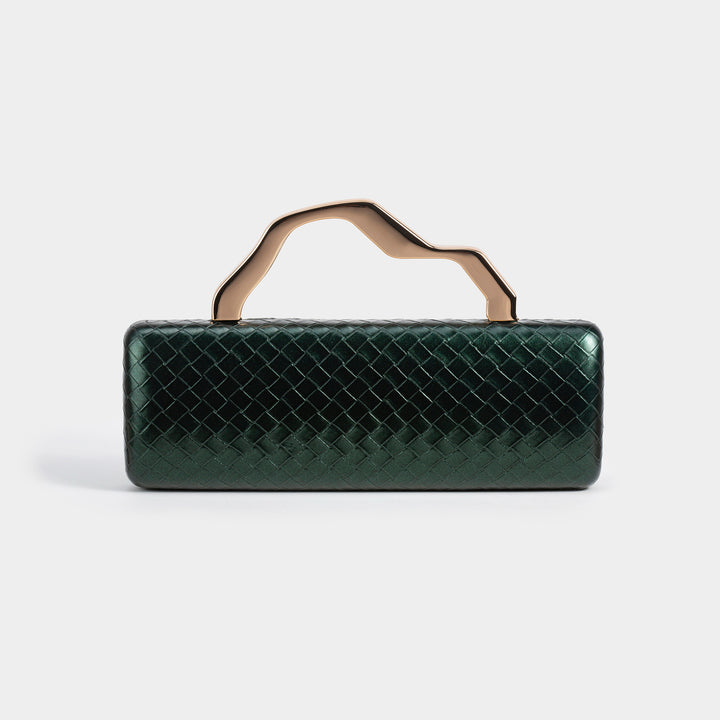 Elegante geometrische Acryl-Box-Clutch
