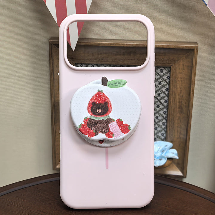 Adorabler Bären-Themen-Handygriff Karnz