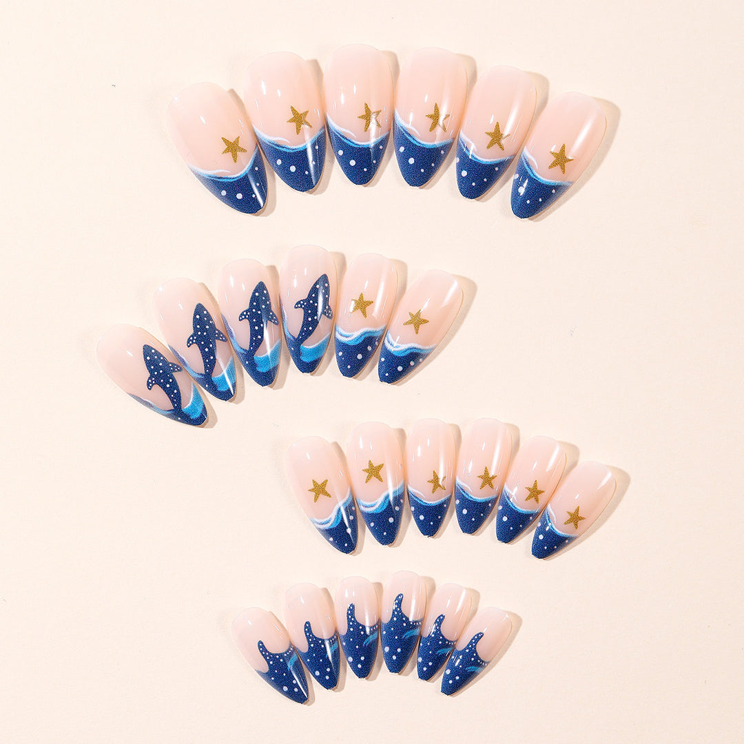 Künstlerisches ozeanisches Nagelkunst-Set Karnz