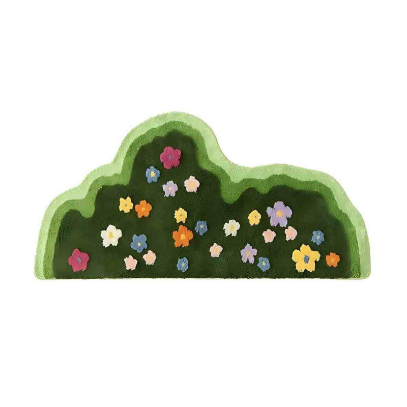 Abstrakter bergförmiger Teppich