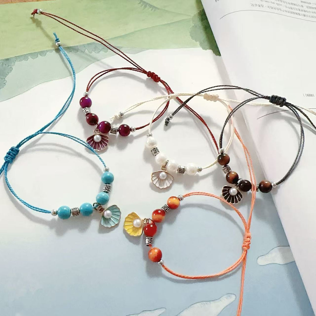 Verstellbares Perlenarmband Karnz