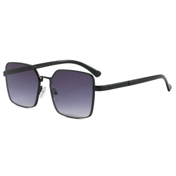 Damen modische Sonnenbrille im quadratischen Design mit gradienten Gläsern Karnz