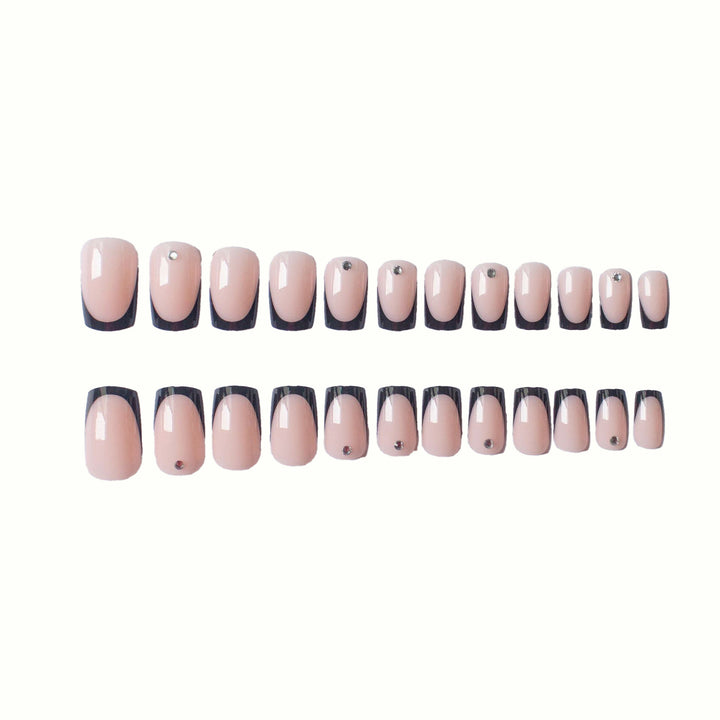 Chic Französische Tip Nagelkunst Set