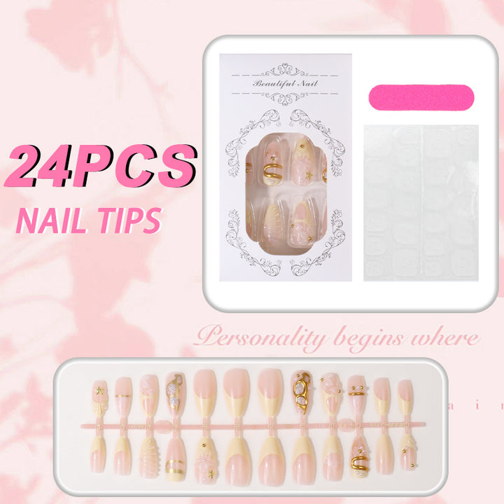 Dekorative Premium Nagelspitzen Karnz